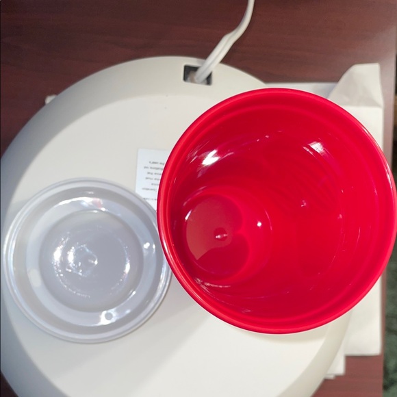 Starbucks Red and White Swirl Tumbler - Picture 3 of 5